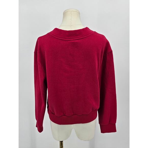 Rosio Medium V-Neck Nebraska Collegiate Pullover Sweatshirt - Picture 3 of 6